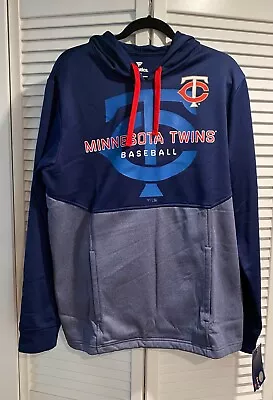 Minnesota Twins MLB Branded Navy Call The Shots Pullover Hoodie Brand New • $25