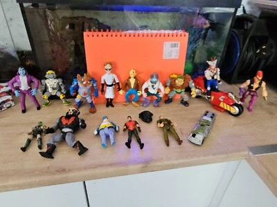 £41 • Buy Vintage Figures Bundle Tnmt Biker Mice He Man Ghostbusters
