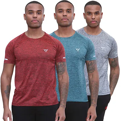 Toro Pack Of 3 Mens Short Sleeve T-Shirts Workout Athletic Fit Moisture Wicking • $27.99