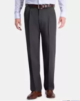 Haggar Cool 18 Pro Heather Solid Pant Classic Fit 38 X 31 • $33.74