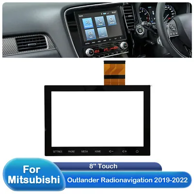 8  Touch Screen For Mitsubishi Outlander Navigation Car Radio 2019-2022 8740A098 • $25.99