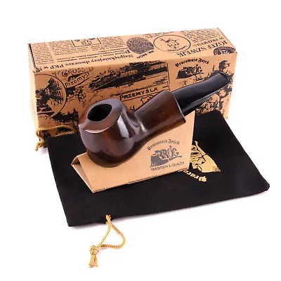 Mr. Brog Workshop New Handmade Tobacco Pipe No. 52 Scoot Brown Pear Wood Fajka • $23