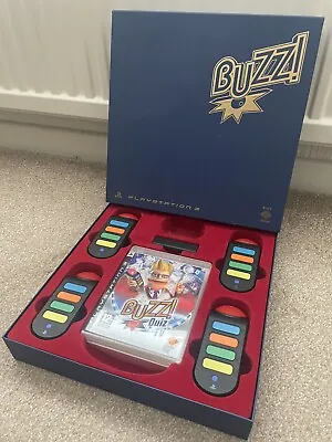 £29.99 • Buy Playstation 3 PS3 Buzz! Quiz TV Special Edition Boxset - 4 Wireless Controllers