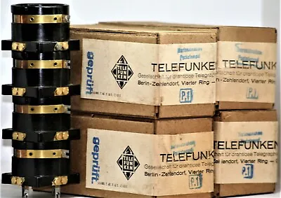 Rl12t15 Tube Nos Telefunken Germany Sealed Ww2 Matched Quad Tubes Ww2 15watt • $1999