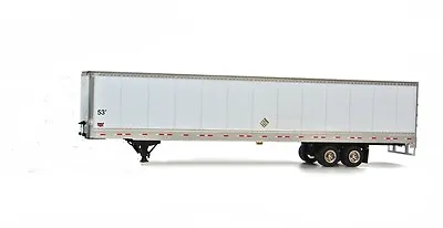 Wabash 53 Ft Box Trailer -  WHITE  - 1/50 - Sword #SW2066 • $179.95