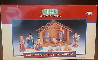 Lemax Village Collection Nativity Complete Set Of 11 Miniatures New In Box  • $19.99