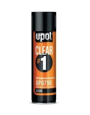 U-Pol Clear #1 UV-Resistant High Gloss Clearcoat 450 ML • $30.87