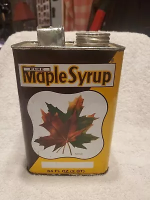 1962 Vintage Maple Syrup Can Made In USA Unused  • $14.99