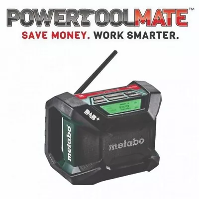 Metabo 600778380 R12-18DAB 12-18v Li-Ion Cordless DAB+ Bluetooth Site Radio Body • £84.99