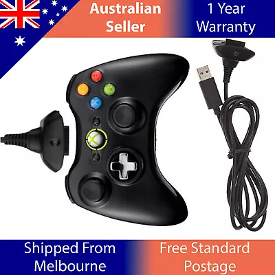 $11.99 • Buy USB Charging Cable Cord For Xbox 360 Play Wireless Game Controller Charger AU