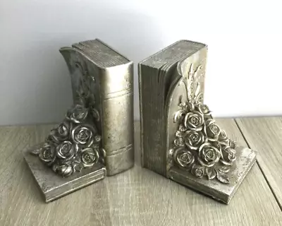 Art Deco Bookends Italian White Marble BOOK SHAPED Made In Italy Flaw • $22