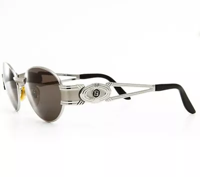 FENDI Vintage Sunglasses MOD SL7041 Col.589 Silver Frames RARE Made In Italy • $150