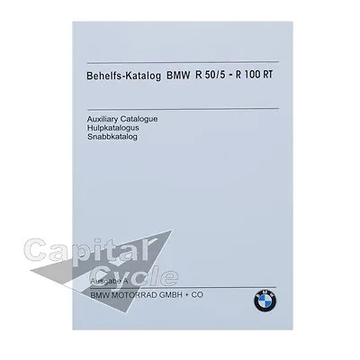 BMW Parts Book Snab Catalog Manual R100 R90 R80 R75 R60 R50 /5 /6 /7 RT RS S • $75.50