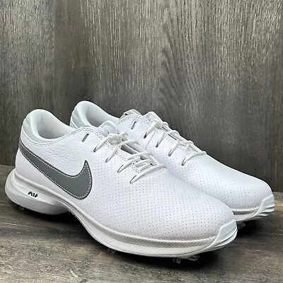 Nike Men Air Zoom Victory Tour 3 Golf Shoe Perforated Tumbled Leather DV6798-100 • $67.49