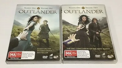 $15.90 • Buy Outlander Season 1 Volume 1 And Season 1 Volume 2 DVD 3-Disc Sets Region 4