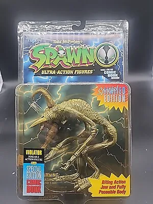 Spawn Violator Special Limited Edition Gold Version   1996 BITING ACTION JAWS • $10.25