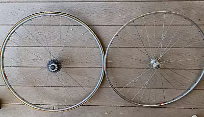 Vintage 700c Sew-up/Tubular Campy Wheel Set • $29.95