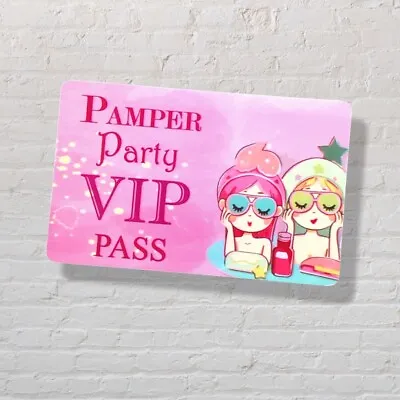 Pamper Party VIP Birthday Party Invitation • £2.99