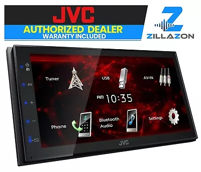 JVC KW-M180BT Double DIN 6.8  Screen Bluetooth USB Multimedia Stereo Receiver • $159.95