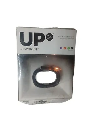 Up 24 Jawbone Activity Sleep Tracker Fitness Small Wristband Black Wireless Cw • $15