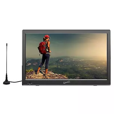 SC-2813 13-Inch Portable LED TV With USB/SD Inputs HDMI FM Radio Rechargea... • $142.30