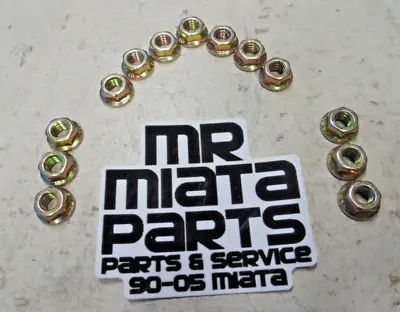 90-05 Mazda Miata Soft Top Rain Rail Retainer Nuts Set NA NB 93 94 97 99 01 NEW • $14.95