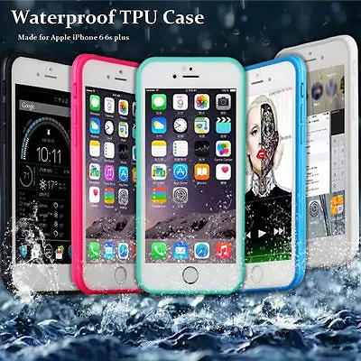 $2 • Buy TPU WaterProof ShockProof Thin Case Cover For Iphone 6/6s Plus Screen Operation