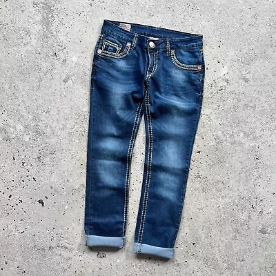 True Religion Vintage Women’s Blue Jeans Made In USA • $70