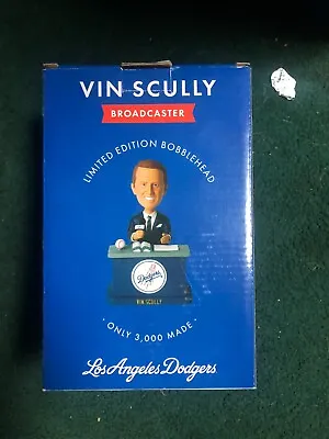 Vin Scully Bobble Head Bobblehead SGA Limited Only 3000 Brand New LA Dodgers • $550