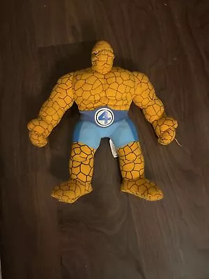 Marvel Kellytoy Fantastic Four The Thing 12  Plush Stuffed Animal Doll Toy 2005 • $19.99