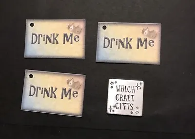 6 Drink Me Tags - Mad Hatters Tea Party Wedding/birthday Decorations • $1.23