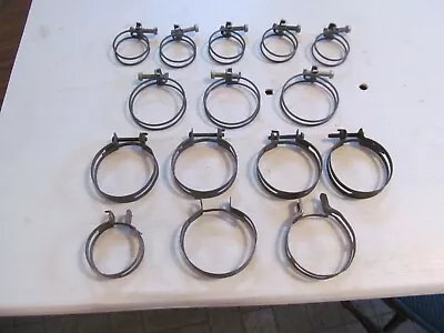 Steel Band & Wire Style Radiator Hose Clamps 2 1/4   1 1/2  Vintage NORS  Lot • $49.99