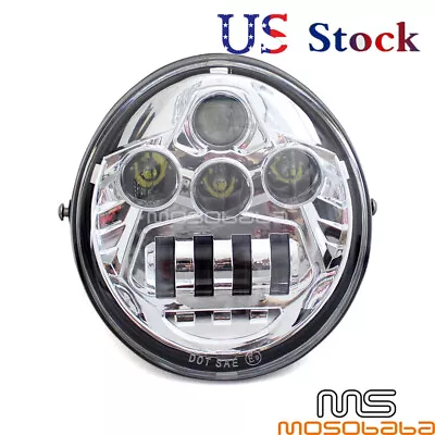 Motorcycle LED Projector Headlight DOT For Harley VROD V-Rod Muscle Street Rod • $115.99
