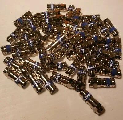 50 LOT Professional Grade RG6 Coax Compression Fitting Connector CATVSATVF-Type  • $20.99