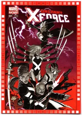 2013 UD Marvel Now!  CUTTING EDGE VARIANT COVER  #120-RG...UNCANNY X-FORCE #1 • $4