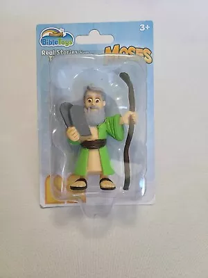 NEW! Bible Toys MOSES AND THE TEN COMMANDMENTS Collectible Christian Figure Toy • $11.99