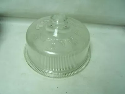 Boston & Sandwich Glass Domed Cake Stand Morning Glory Ribbed • $39.99