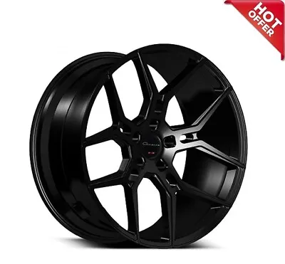 New/4pcs 20 Staggered Giovanna Wheels Haleb Black Popular Rims • $1399