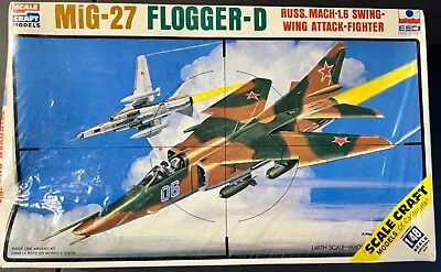 Scale Craft ESCI MiG-27 Flogger-D Mikoyan Gurevich 4020 1/48 FS NEW Model Kit • $19.88