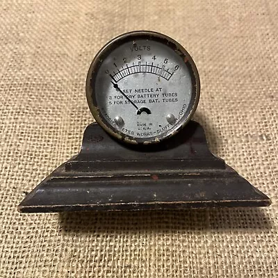 Vintage Readrite Works Volt Meter Gauge 2 Inch 0-6V DC Antique Testing Tool • $14.99