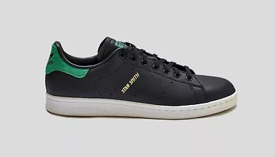 $118.36 • Buy Adidas Stan Smith Core Black/green/white Sizes 8.5 9 9.5 11 Suede Gz6314