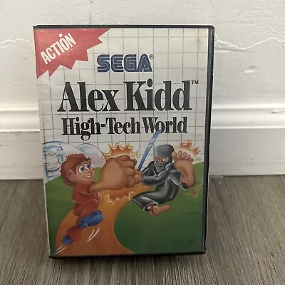 SEGA Master System ALEX KIDD IN HIGH-TECH WORLD Retrogame • $15