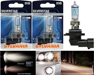 Sylvania Silverstar H10 9145 45W Two Bulbs Fog Light Replace Legal DOT Lamp • $40