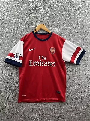 Nike Authentic Dri-Fit Arsenal Fly Emirates Red Mesut Özil Soccer Jersey Size XL • $49.99