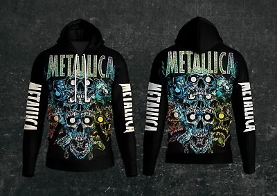 Metallica Vintage Rock Band Hoodie Pullover Plus Size Big Tall Men Hooded 8XL • $31.99