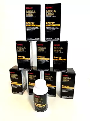 10x GNC Mega Men **Energy**   *4/24*  One Daily Multivitamin For Men  60 Ct/ea  • $45.99