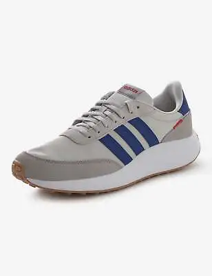 Adidas - Mens Winter Casual Shoes - Sneakers - Grey Runners - Run 70'S Lace Up • $98.45
