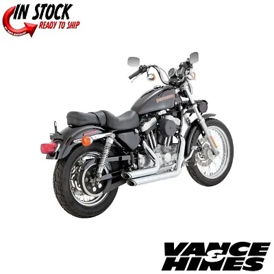 Vance & Hines Chrome Shortshots Staggered Exhaust For 1999-2003 Harley Sportster • $549.99