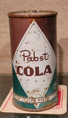 1950s Pabst Cola Flat Top Beer Can Milwaukee Wisconsin Empty • $100