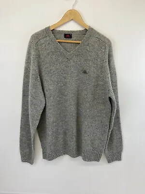 Vintage Robe Di Kappa Pure Wool Sweater Jumper | Light Grey | Sz XL / 46 | A1 • £18.95